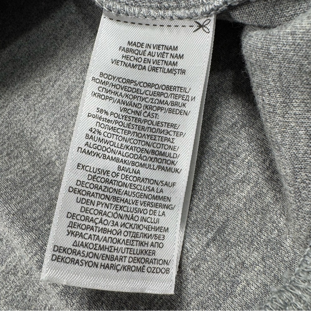 Polo Ralph Lauren Men’s 2XB Grey Double‑Knit Quarter‑Snap Pullover - Picture 8 of 12